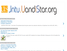 Tablet Screenshot of jntu.uandistar.org